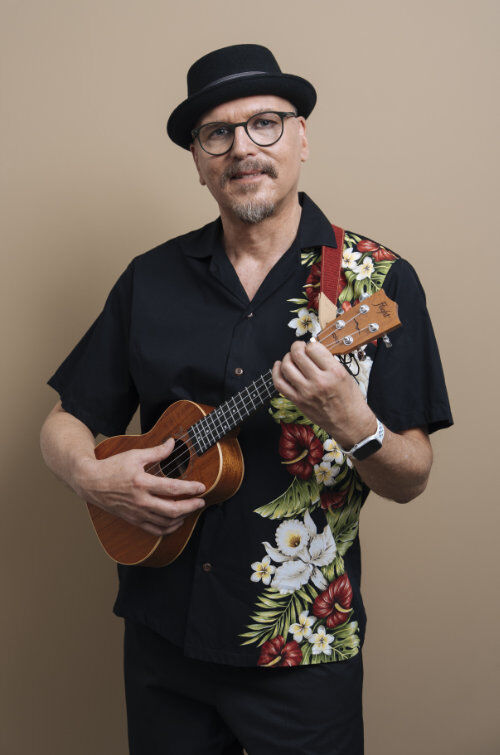 sugarbear mit Ukulele