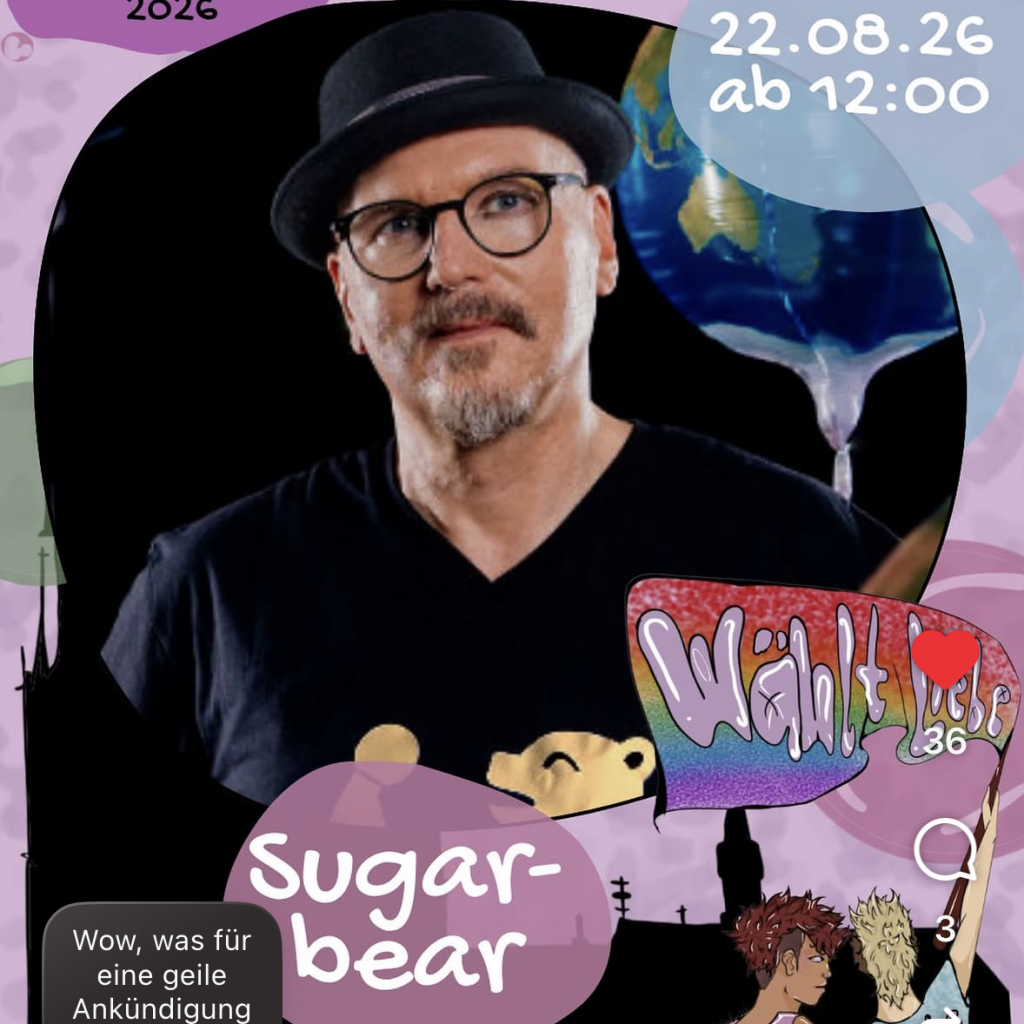 Ankündigung Sugarbear CSD Magdeburg
