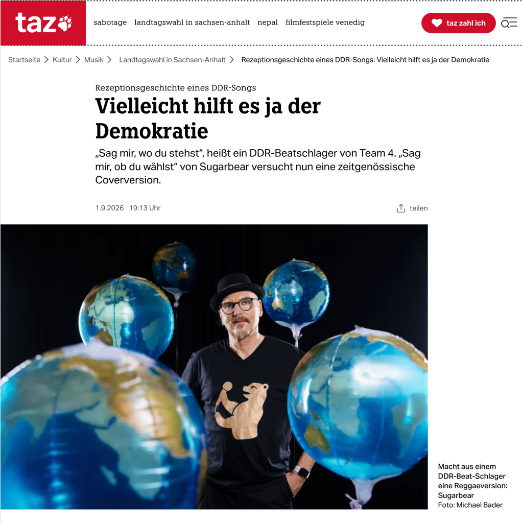 taz-Artikel vom 1.9.26